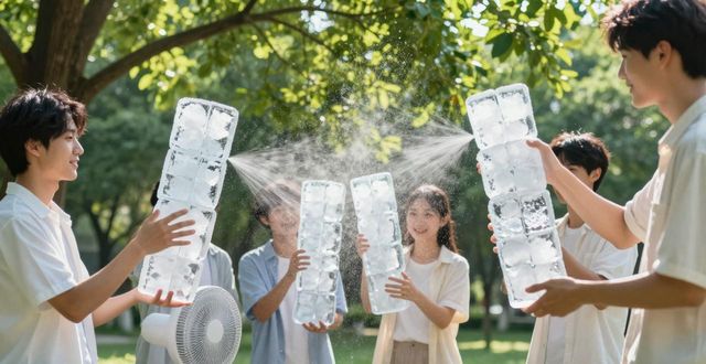 大冰块降温方法_静安夏季防暑降温大冰块_大冰块户外活动使用时长